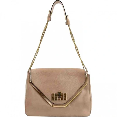 Pre-owned Chloé Sally Camel Leather Handbag