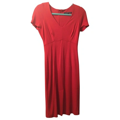 Pre-owned French Connection Red Cotton Dress