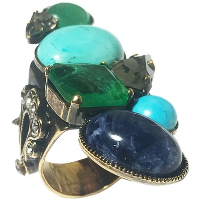 Pre-owned Emilio Pucci Multicolour Metal Ring