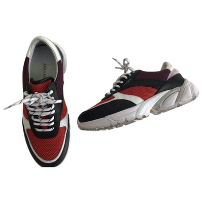 Pre-owned Axel Arigato Leather Trainers In Multicolour