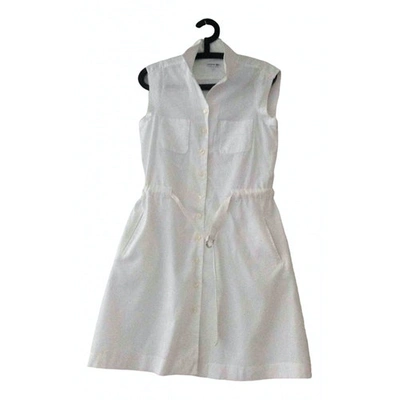 Pre-owned Lacoste White Cotton Dress