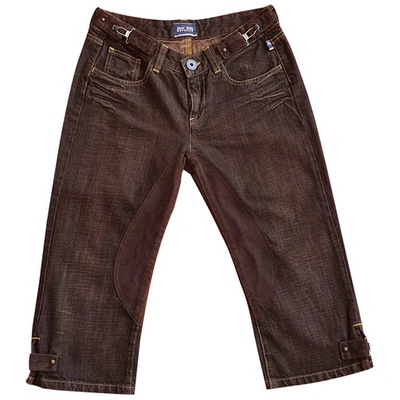 Pre-owned Jean Paul Gaultier Short Jeans In Brown