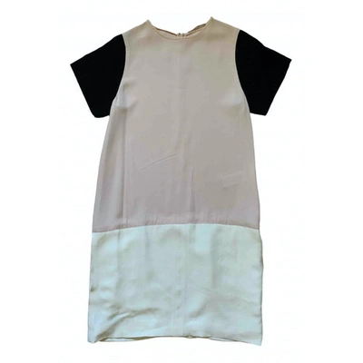 Pre-owned Celine Silk Mid-length Dress In Multicolour