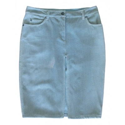 Pre-owned Jean Paul Gaultier Beige Denim - Jeans Skirt