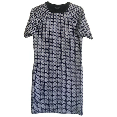 Pre-owned Topshop Tophop  Blue Cotton - Elasthane Dress