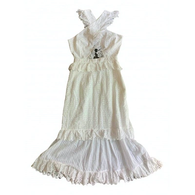 Pre-owned Alice Mccall White Cotton Dress