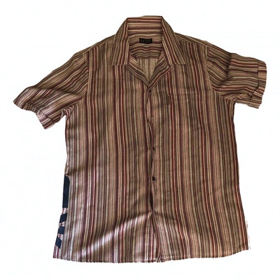 Pre-owned Armani Jeans Linen Shirt In Multicolour