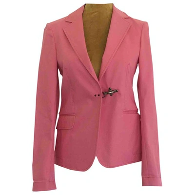 Pre-owned Fay Pink Cotton Jacket