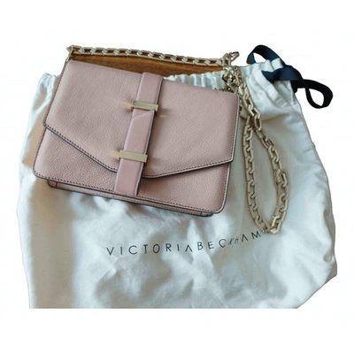 Pre-owned Victoria Beckham Leather Crossbody Bag In Pink