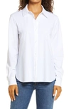 Lyssé Connie Slim Fit Button-up Shirt In White