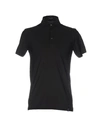 Drumohr Polo Shirts In Black