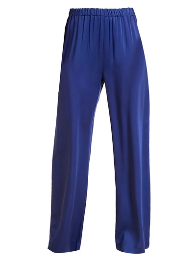 Marina Rinaldi Frisottino Wide-leg Trousers In Purple