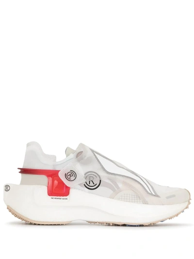 Li-ning Panelled Slip-on Sneakers In White
