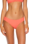 Becca Fine Line American Bikini Bottom In Living Coral