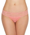 B.tempt'd By Wacoal B.adorable Thong In Geranium Pink