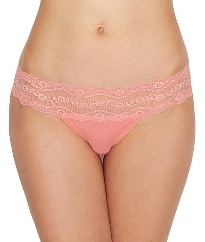 B.tempt'd By Wacoal B.adorable Thong In Geranium Pink