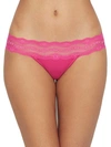 B.tempt'd By Wacoal B.adorable Thong In Pink Yarrow