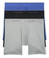 Calvin Klein Microfiber Boxer Brief 3-pack In Multi