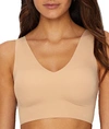 Calvin Klein Invisibles Smoothing Longline Bralette In Bare