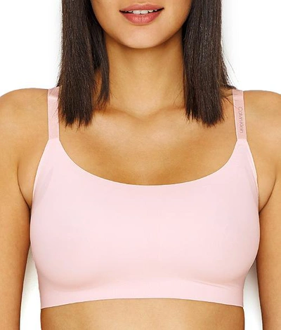 Calvin Klein Invisibles Comfort Bralette In Nymphs Thigh