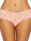 Cosabella Never Say Never Comfie Thong In Pink Lilly