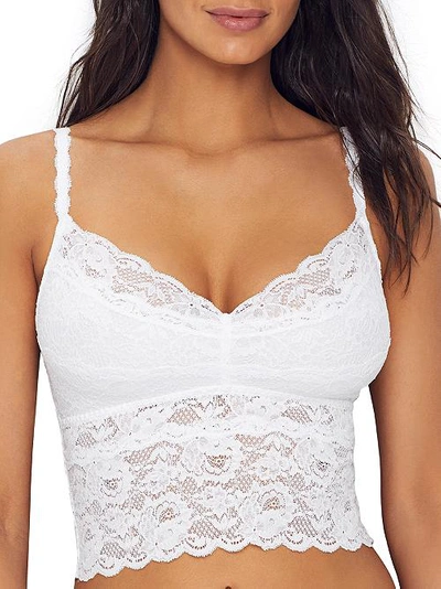 Cosabella Never Say Never Cropped Cami Bralette In White