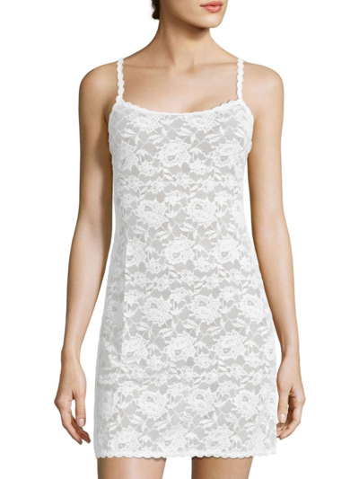 Cosabella Never Say Never Foxie Lace Chemise In Moon,ivory