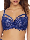 Dita Von Teese Dahlia Cage Bra In Electric Blue