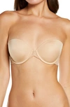 Dkny Modern Lace Convertible Strapless Underwire Bra In Cashmere