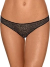 Dkny Modern Lace Thong In Black
