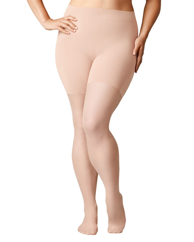 Falke Beauty Plus 20 Denier Transparent Tights In Cocoon