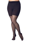 Falke Plus Size Beauty 20 Sheer Pantyhose In Marine