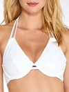 Freya Sundance Halter Bikini Top In White
