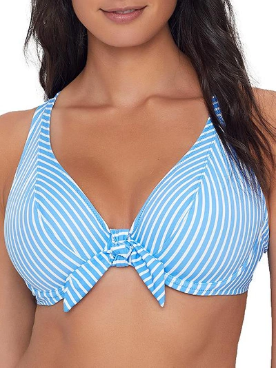 Freya Beach Hut Convertible Bikini Top In Blue Moon