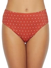Freya Jewel Cove High-waist Bikini Bottom In Amber
