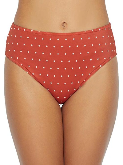 Freya Jewel Cove High-waist Bikini Bottom In Amber