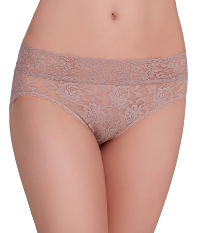 Hanky Panky Signature Lace French Brief In Brown
