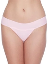 Hanky Panky Breathesoft Natural Rise Thong Underwear In Bliss