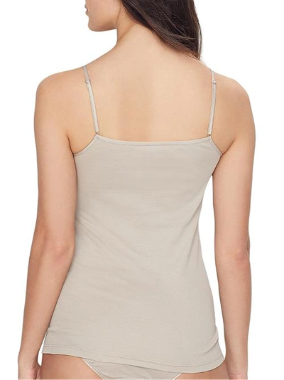 Hanro Cotton Seamless Camisole In Sahara