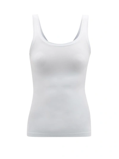 Hanro Touch Feeling Stretch-jersey Tank In Celestial Blue