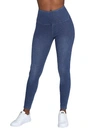 Lyssé Medium Control Denim Leggings In Mid Wash