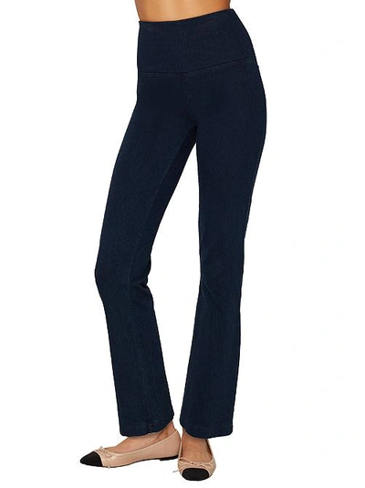 Lyssé Medium Control Straight Leg Denim Pants In Indigo