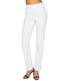 Lyssé Medium Control Straight Leg Denim Pants In White