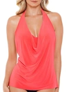 Magicsuit Solid Sophie Underwire Tankini Top In Sunset