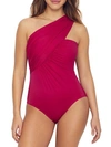 Magicsuit Solid Goddess Underwire One-piece In Vamp