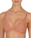 Natori Intimates Feathers T-shirt Plunge Bra Basics In Frose