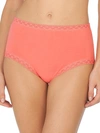 Natori Bliss Cotton Full Brief In Sunrise