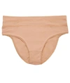 On Gossamer Cabana Cotton Hip Bikini 3-pack In Champagne