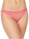 On Gossamer Gossamer Mesh Hip Bikini In Tulip Pink