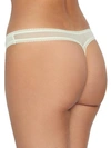 On Gossamer Gossamer Mesh Hip G Thong In Lime Cream